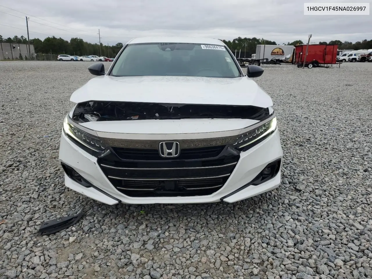 1HGCV1F45NA026997 2022 Honda Accord Sport Se