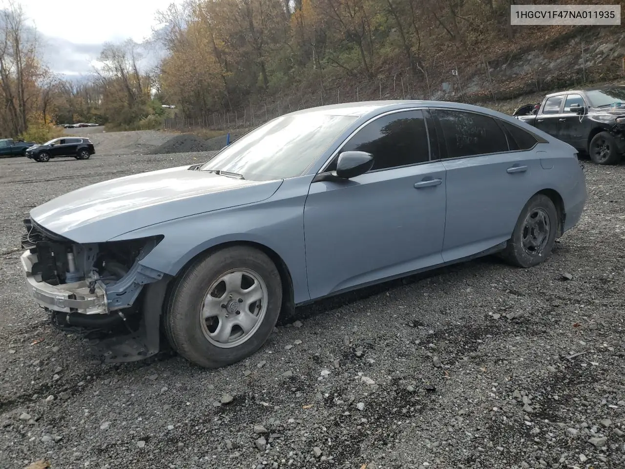 1HGCV1F47NA011935 2022 Honda Accord Sport Se