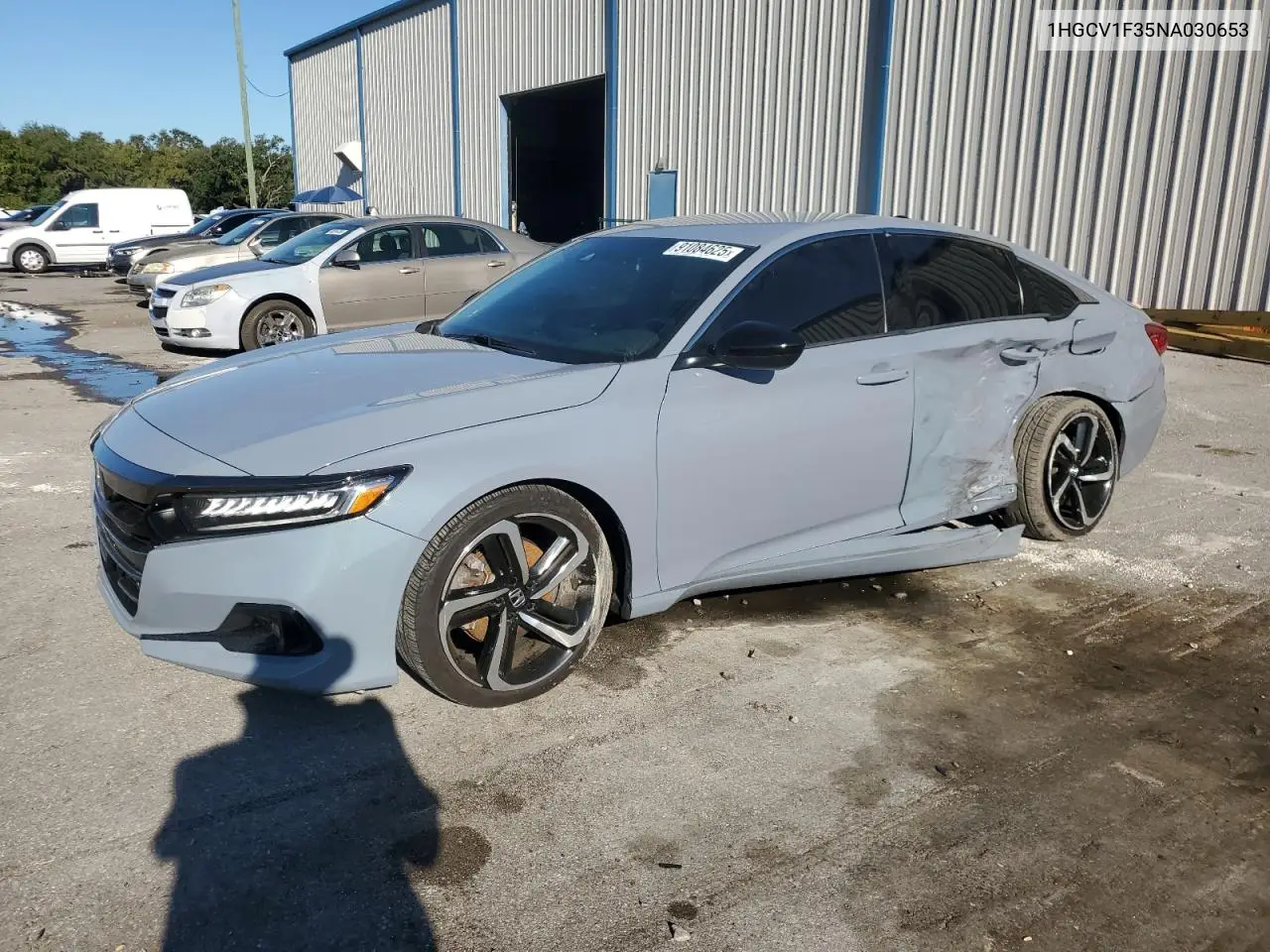 1HGCV1F35NA030653 2022 Honda Accord Sport