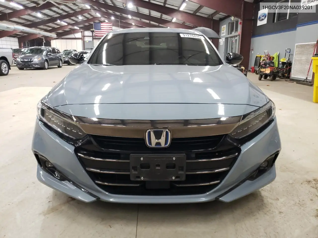 1HGCV3F20NA039201 2022 Honda Accord Hybrid Sport