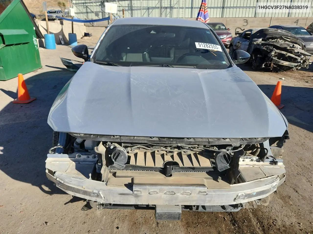 1HGCV3F27NA038319 2022 Honda Accord Hybrid Sport