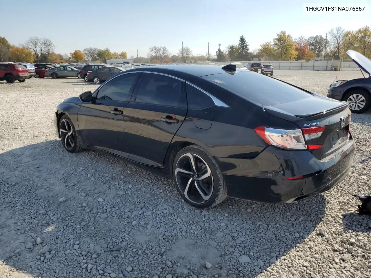 1HGCV1F31NA076867 2022 Honda Accord Sport