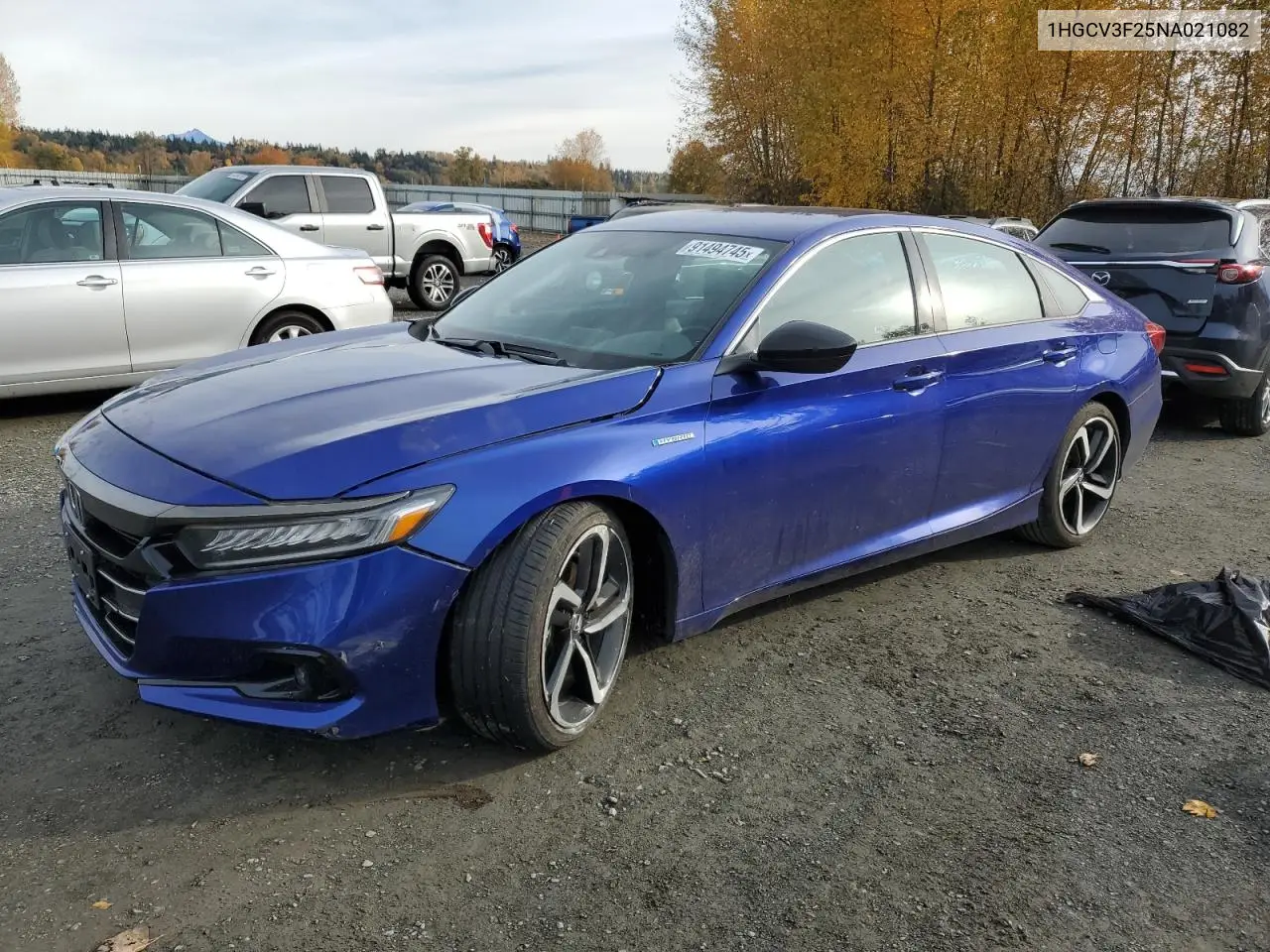 1HGCV3F25NA021082 2022 Honda Accord Hybrid Sport