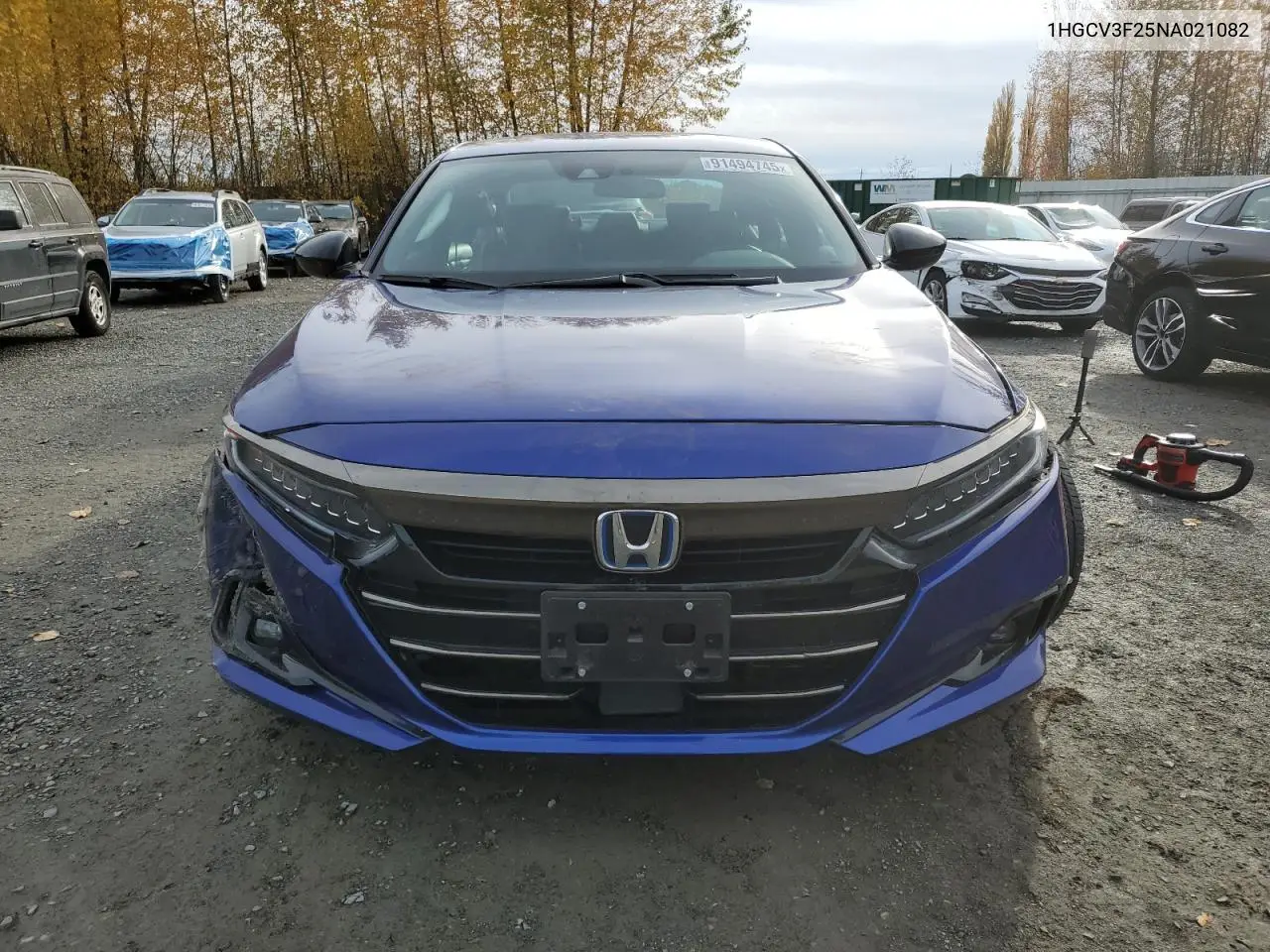 1HGCV3F25NA021082 2022 Honda Accord Hybrid Sport