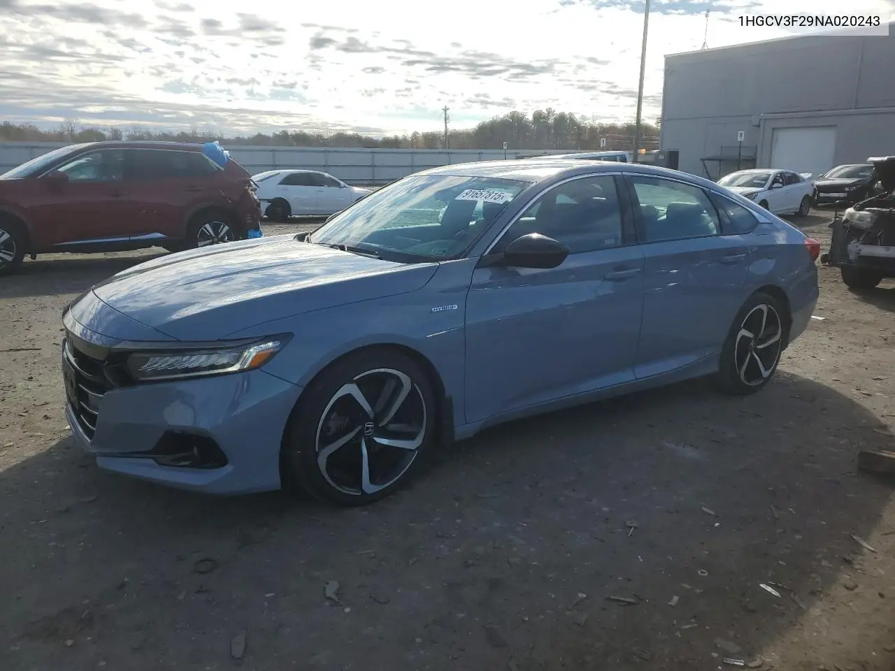 1HGCV3F29NA020243 2022 Honda Accord Hybrid Sport