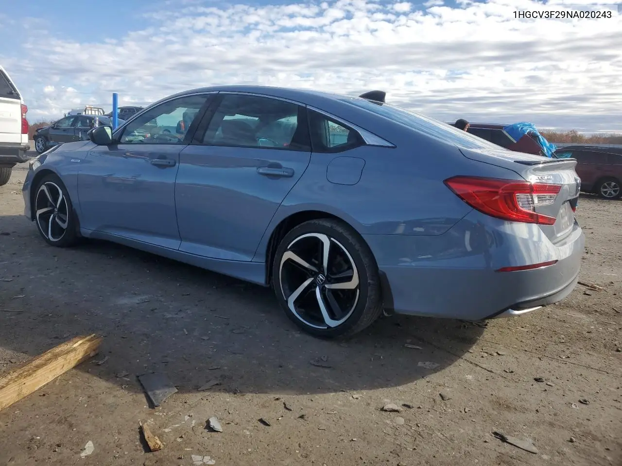 1HGCV3F29NA020243 2022 Honda Accord Hybrid Sport