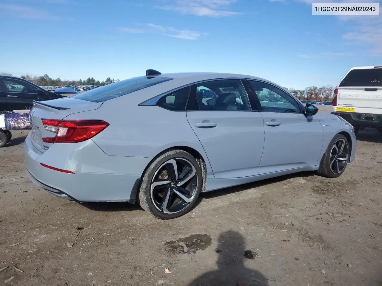 1HGCV3F29NA020243 2022 Honda Accord Hybrid Sport