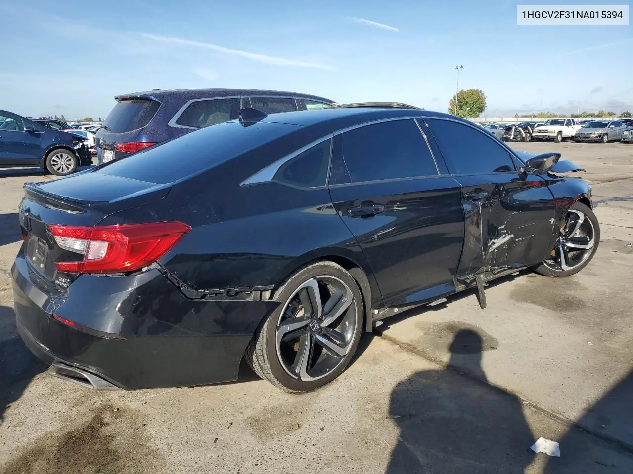 1HGCV2F31NA015394 2022 Honda Accord Sport