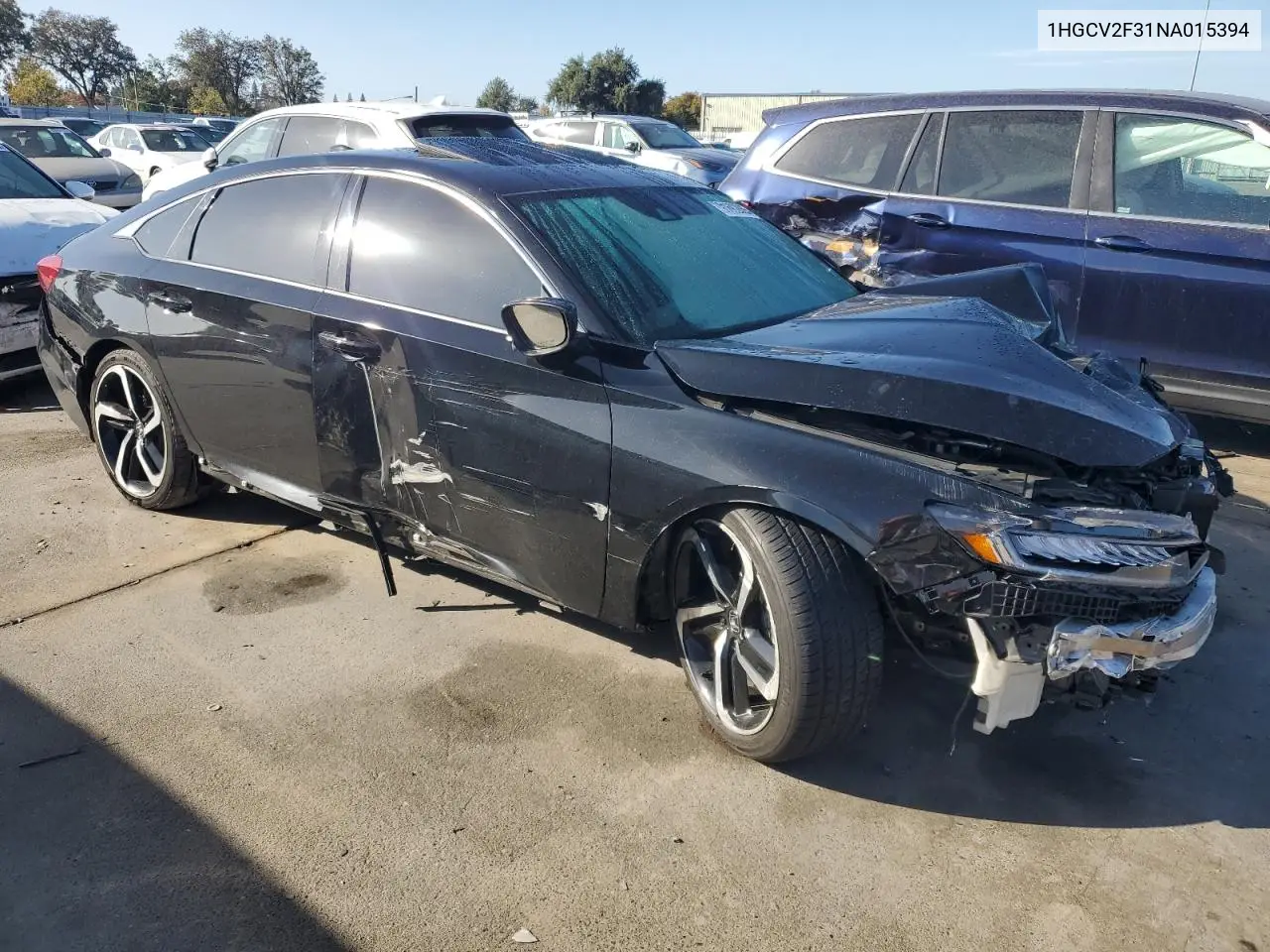 1HGCV2F31NA015394 2022 Honda Accord Sport