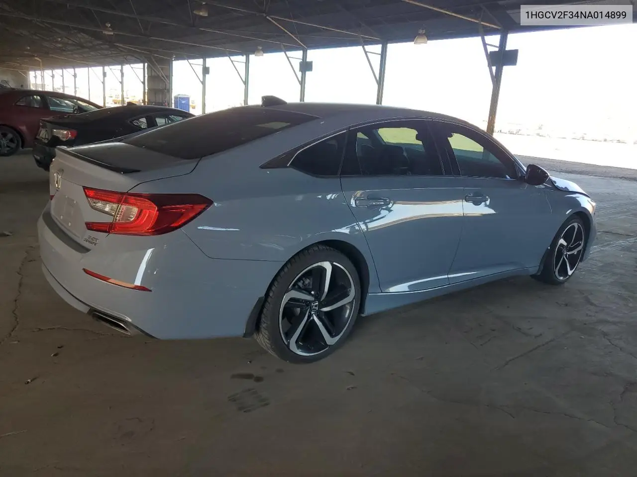 1HGCV2F34NA014899 2022 Honda Accord Sport