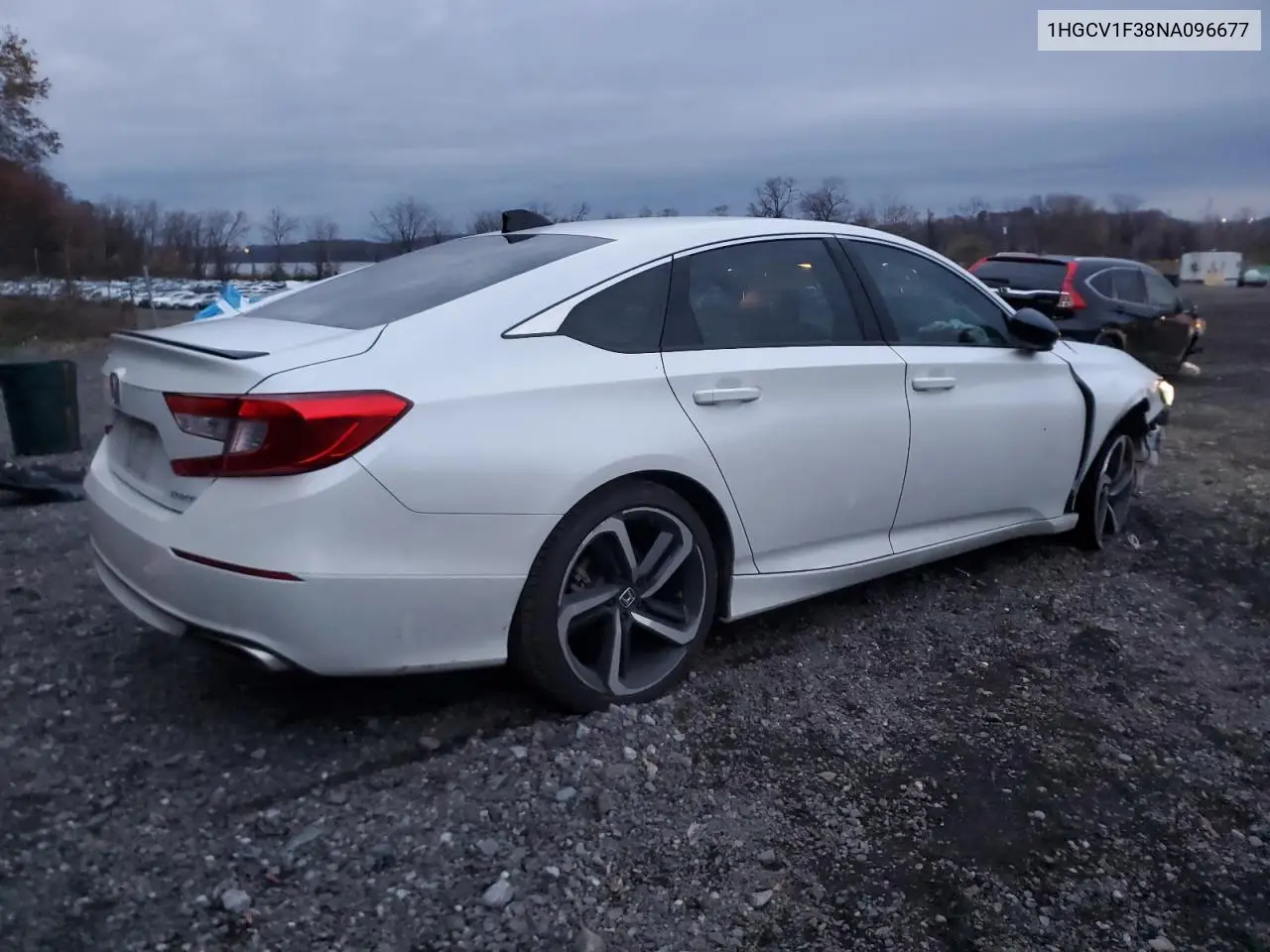 1HGCV1F38NA096677 2022 Honda Accord Sport