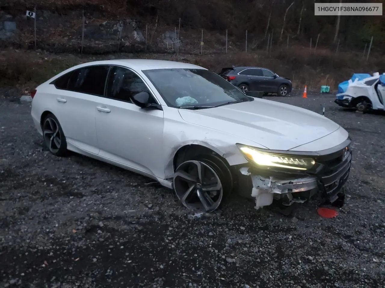 1HGCV1F38NA096677 2022 Honda Accord Sport