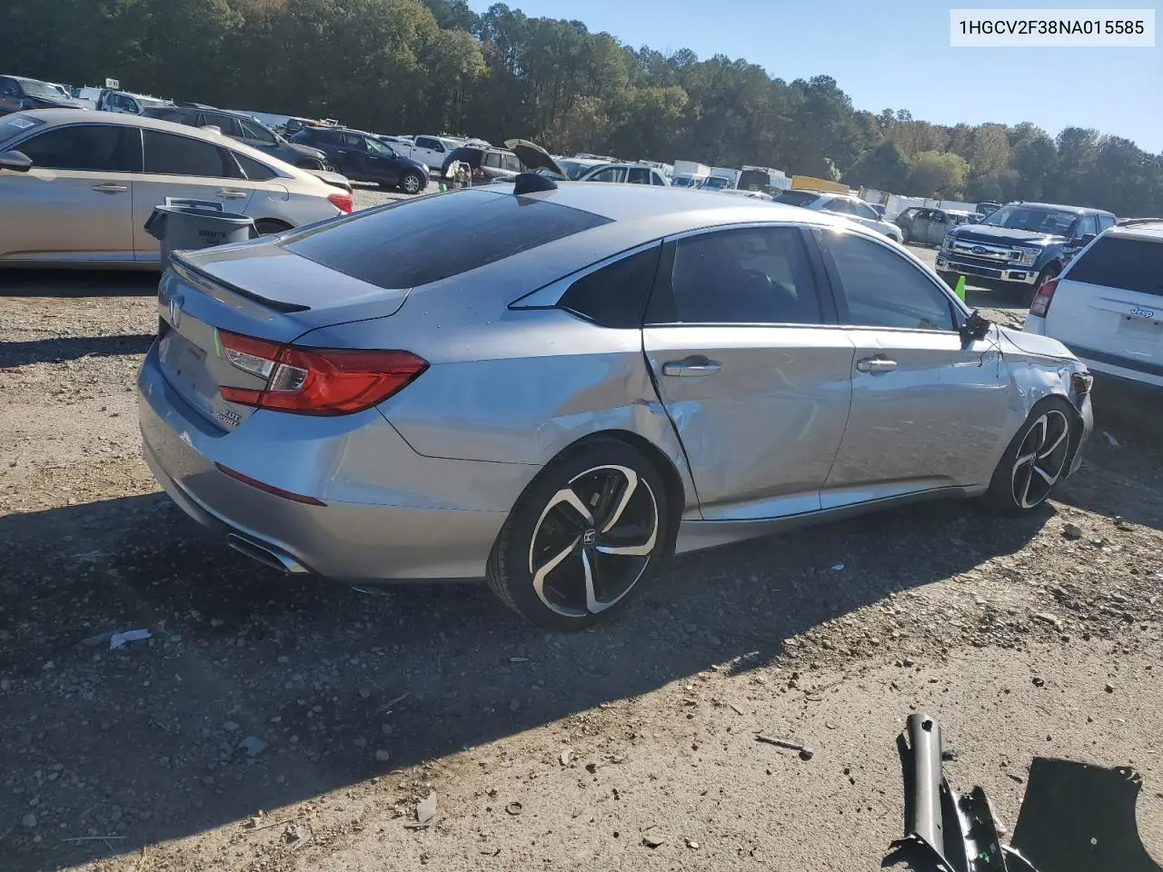 1HGCV2F38NA015585 2022 Honda Accord Sport