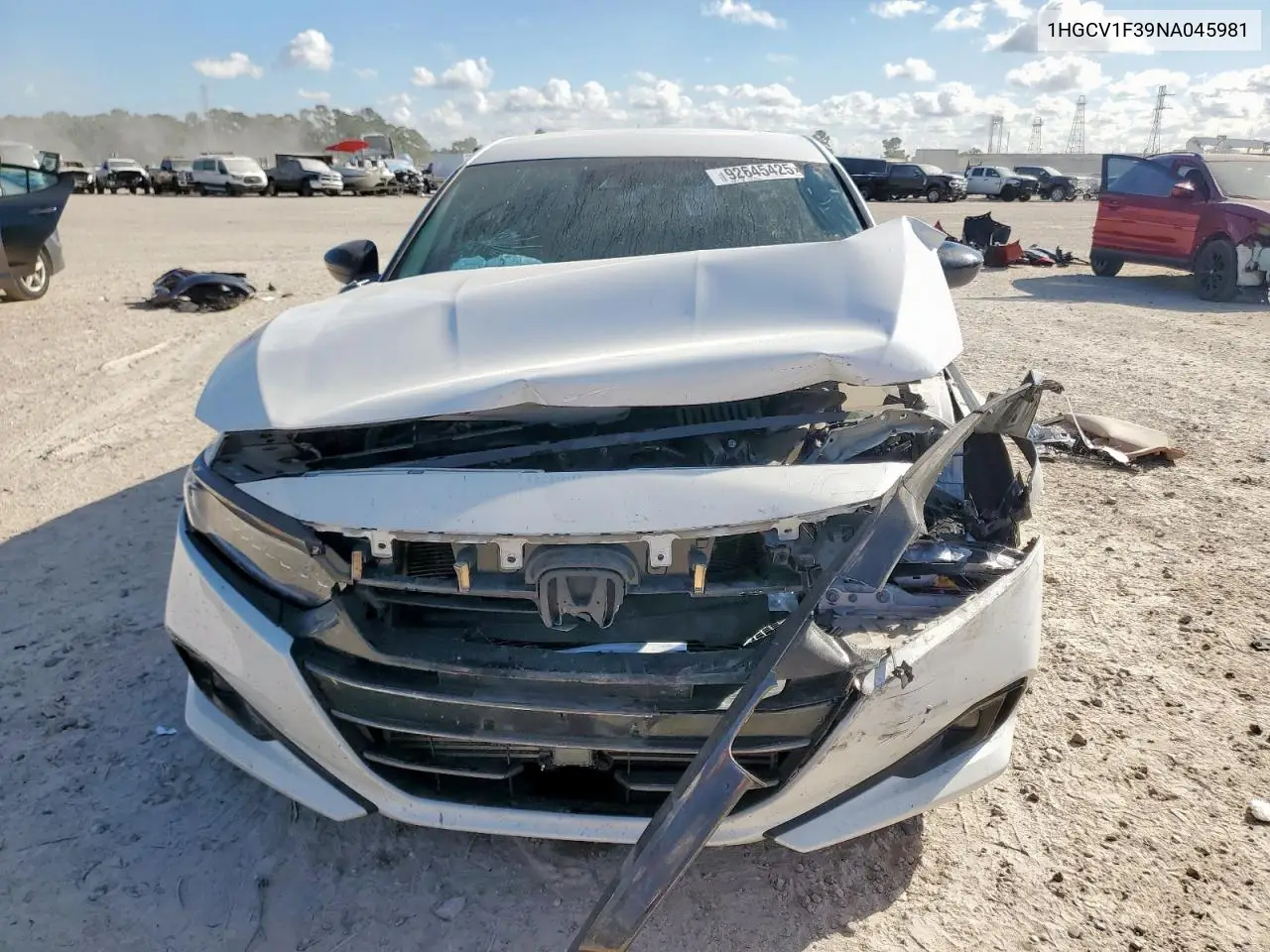 1HGCV1F39NA045981 2022 Honda Accord Sport
