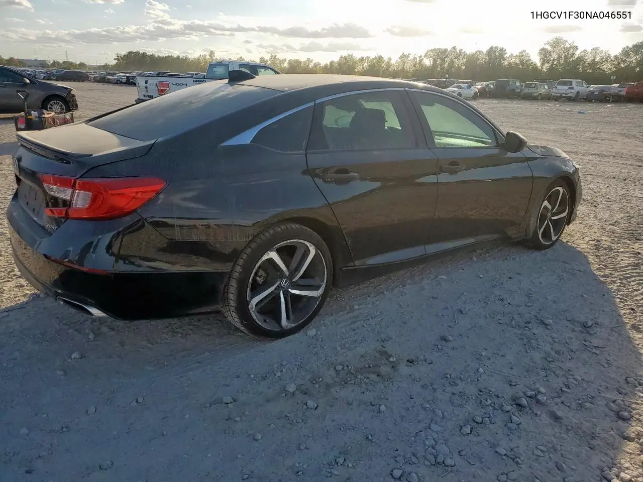 1HGCV1F30NA046551 2022 Honda Accord Sport