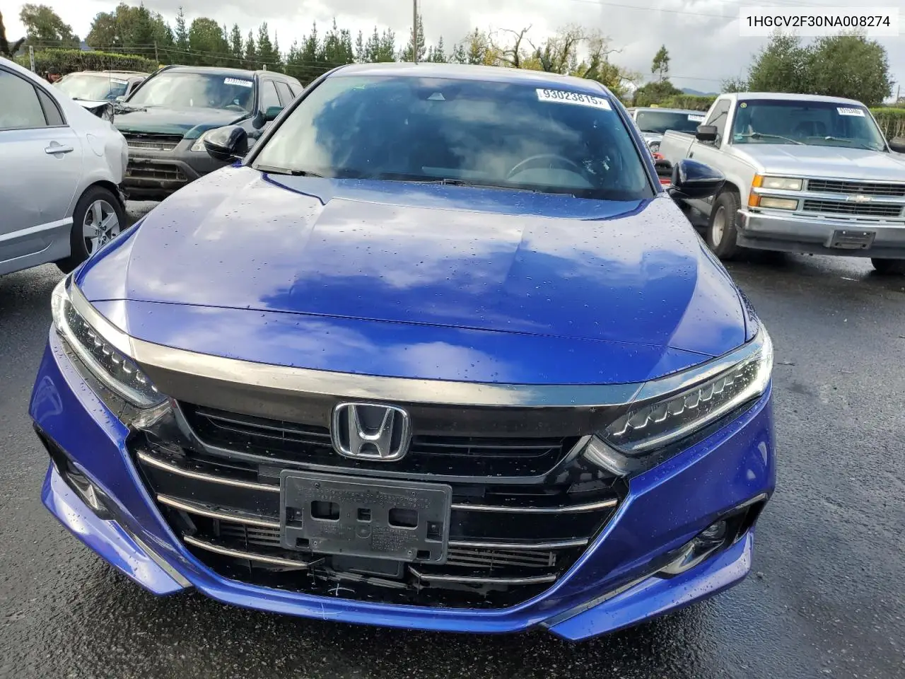 1HGCV2F30NA008274 2022 Honda Accord Sport