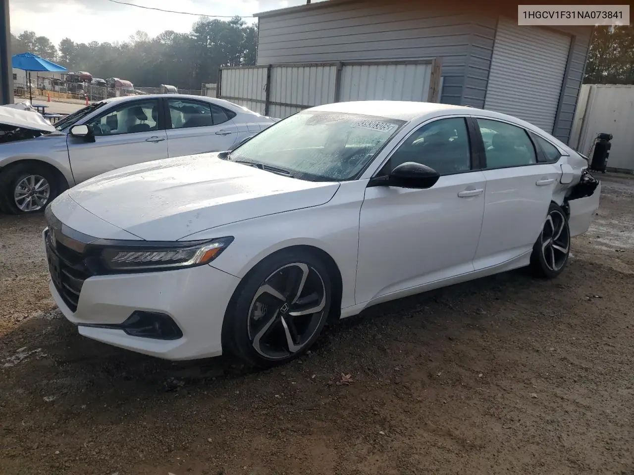 1HGCV1F31NA073841 2022 Honda Accord Sport