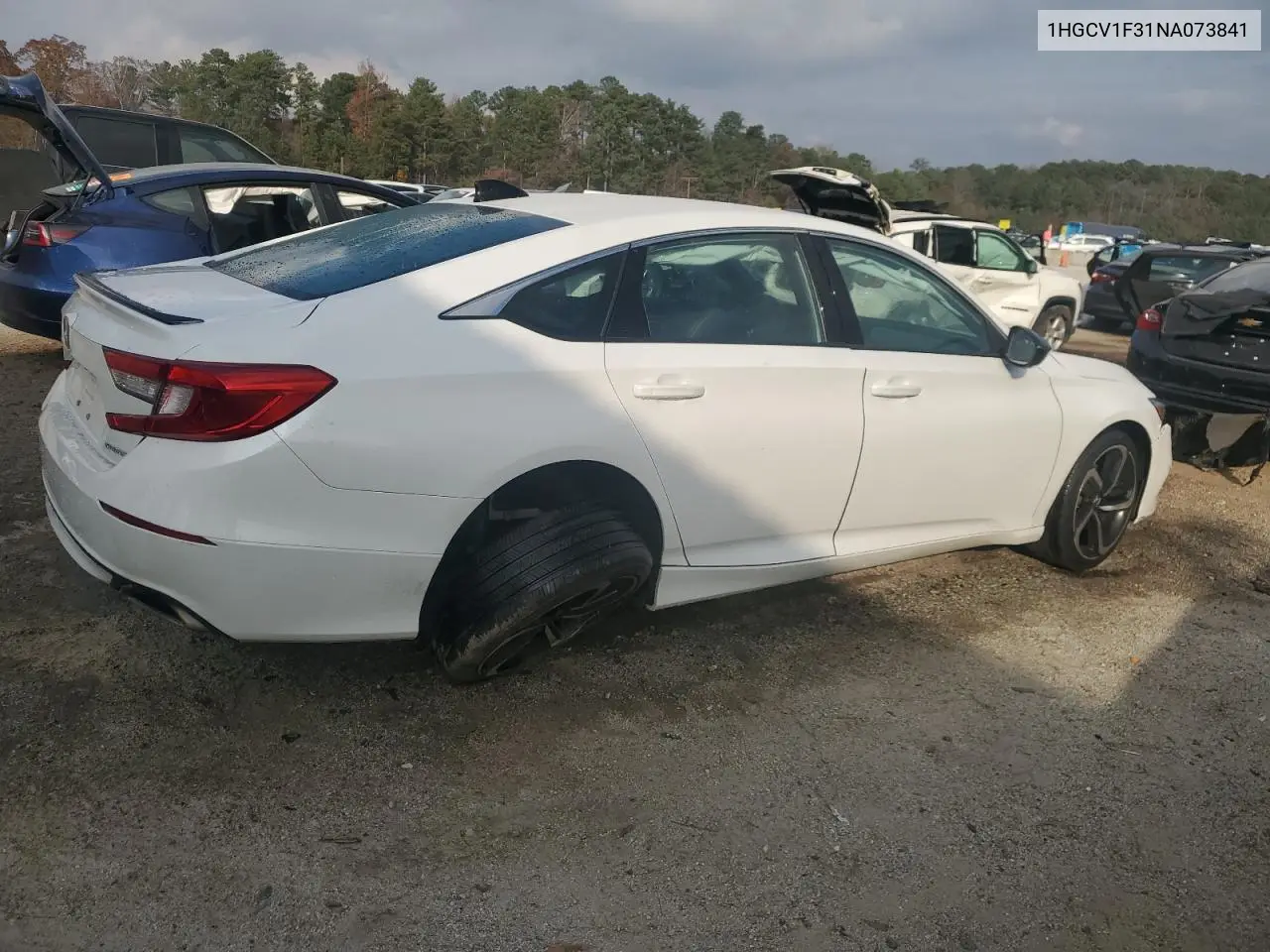 1HGCV1F31NA073841 2022 Honda Accord Sport