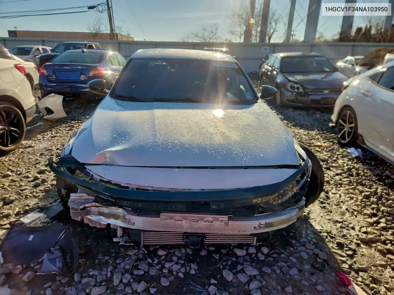 1HGCV1F34NA103950 2022 Honda Accord Sport