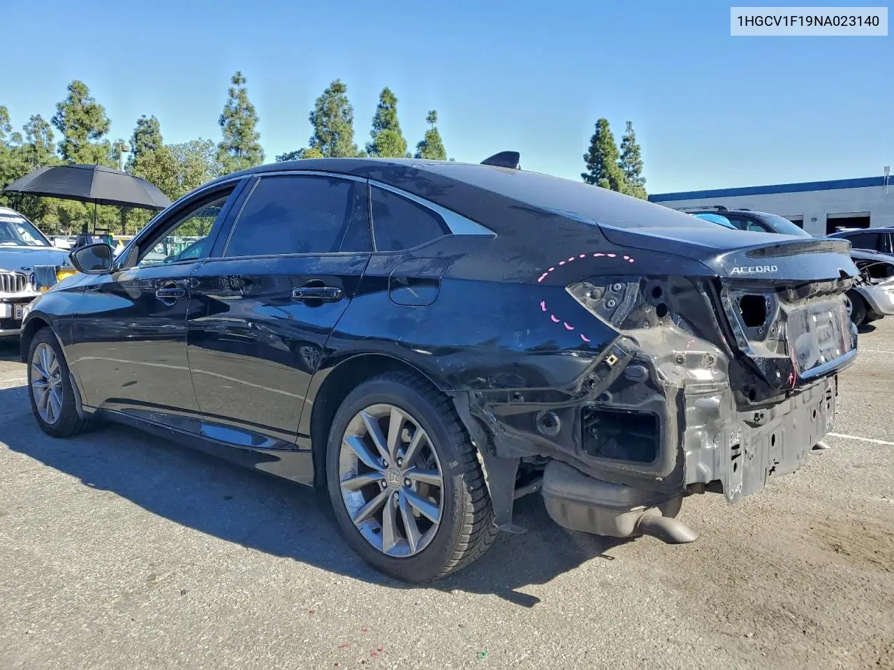 1HGCV1F19NA023140 2022 Honda Accord Lx