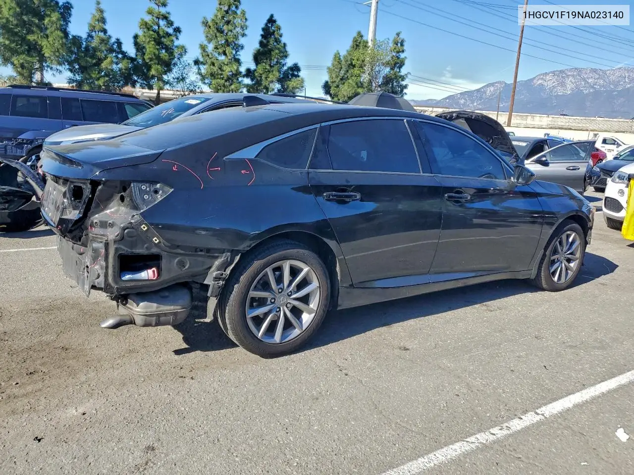 1HGCV1F19NA023140 2022 Honda Accord Lx