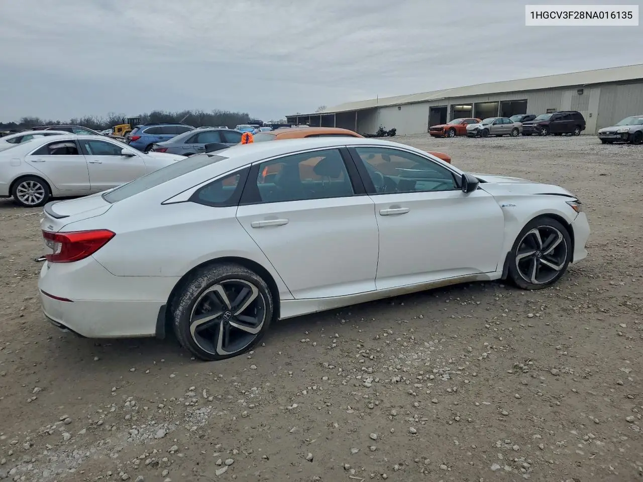 1HGCV3F28NA016135 2022 Honda Accord Hybrid Sport