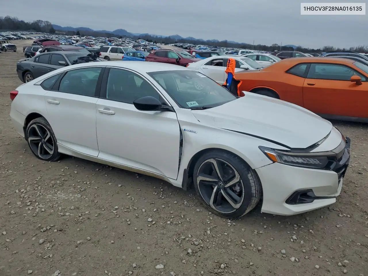 1HGCV3F28NA016135 2022 Honda Accord Hybrid Sport