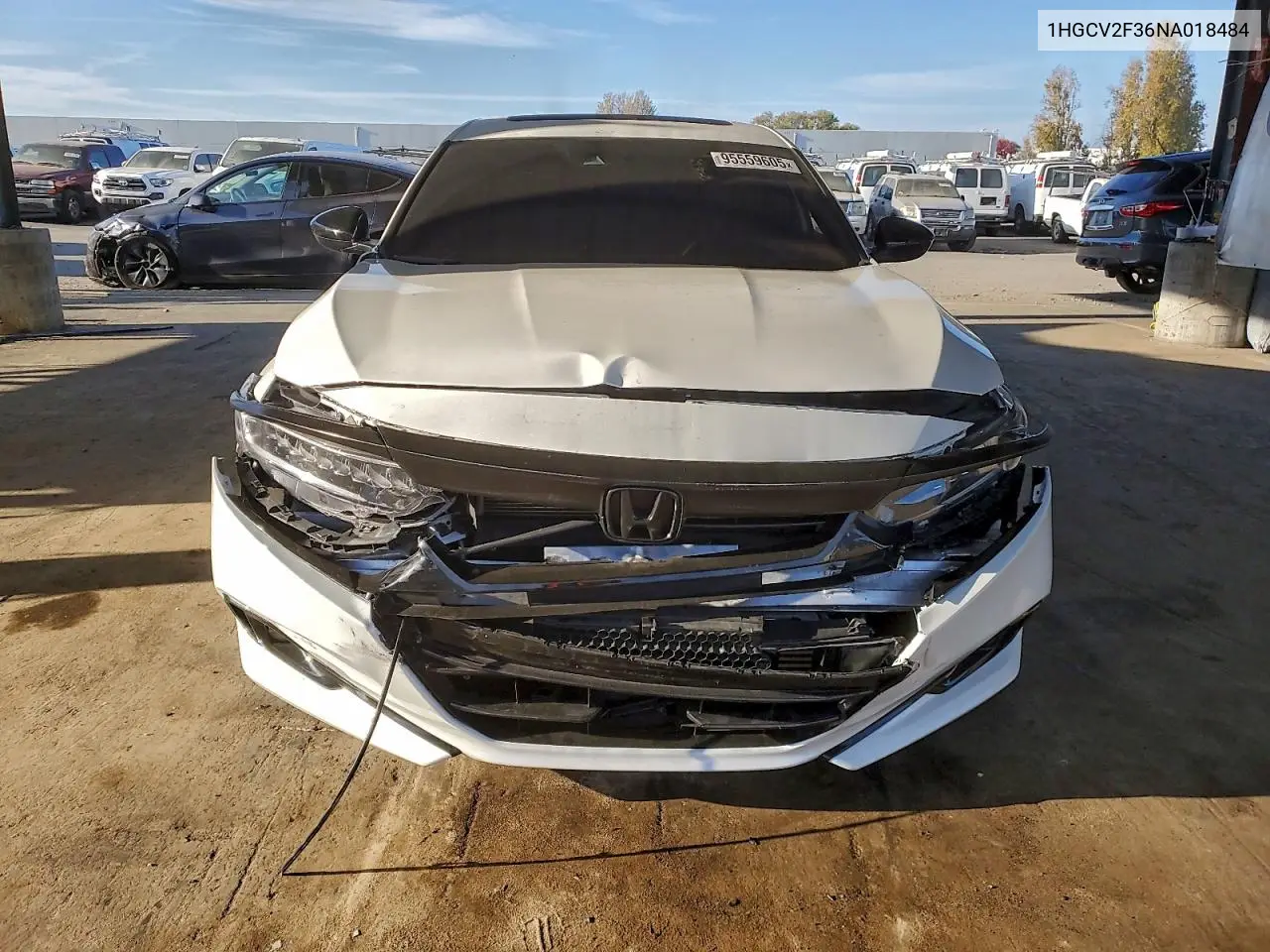 1HGCV2F36NA018484 2022 Honda Accord Sport