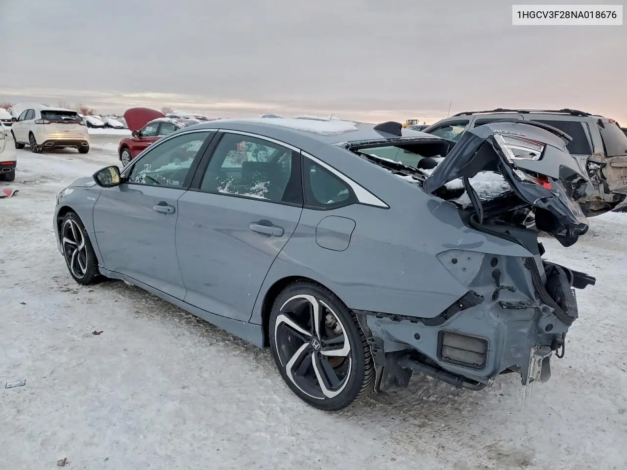 1HGCV3F28NA018676 2022 Honda Accord Hybrid Sport