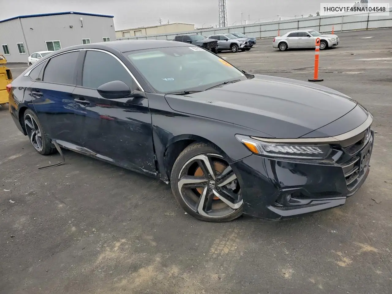 1HGCV1F45NA104548 2022 Honda Accord Sport Se