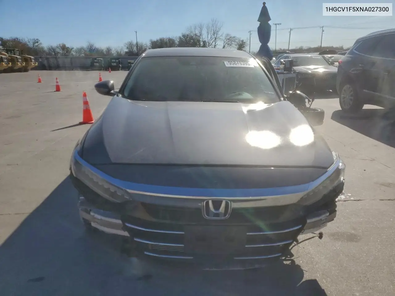 1HGCV1F5XNA027300 2022 Honda Accord Exl