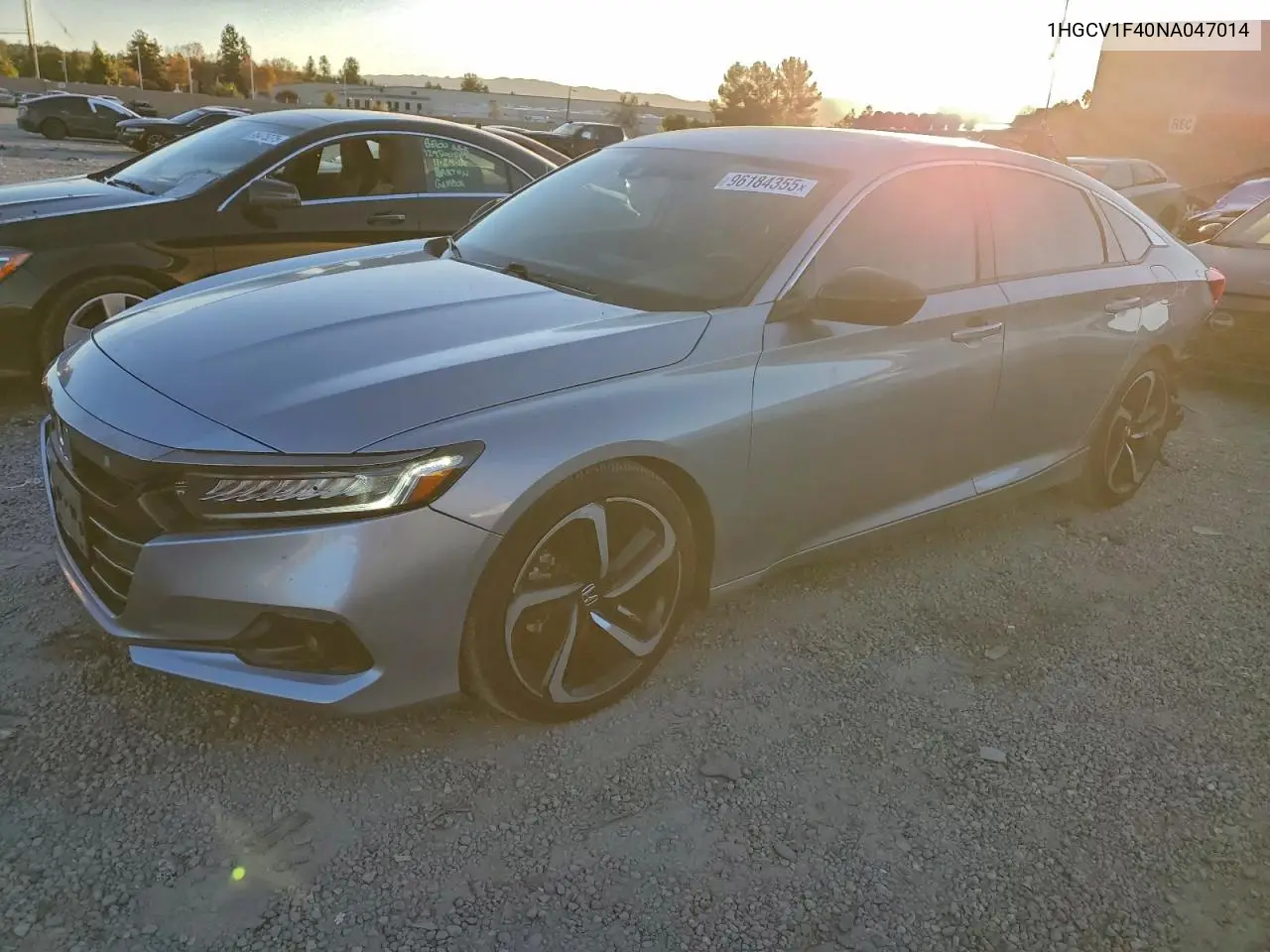 1HGCV1F40NA047014 2022 Honda Accord Sport Se