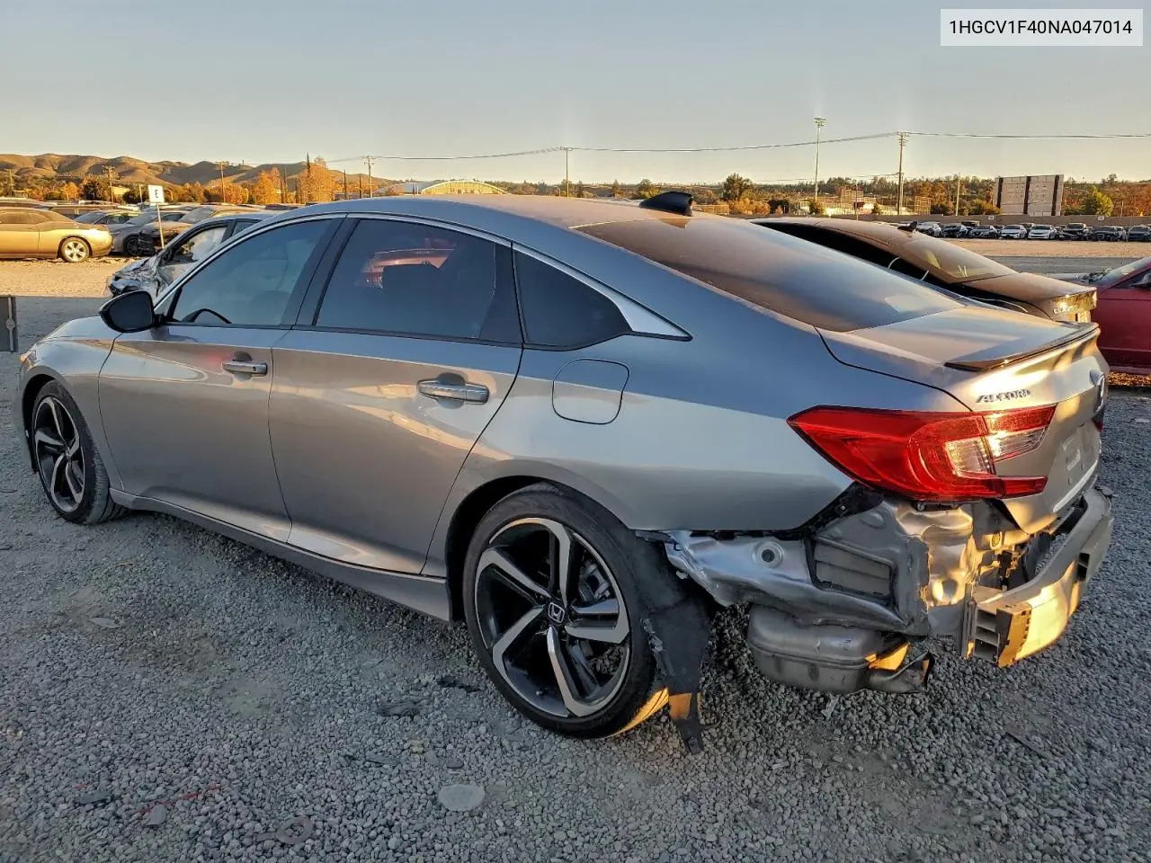 1HGCV1F40NA047014 2022 Honda Accord Sport Se