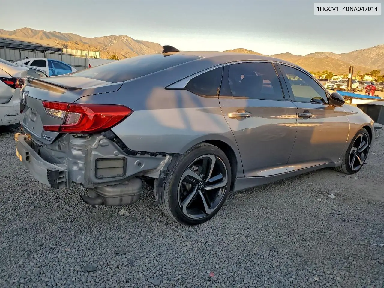 1HGCV1F40NA047014 2022 Honda Accord Sport Se