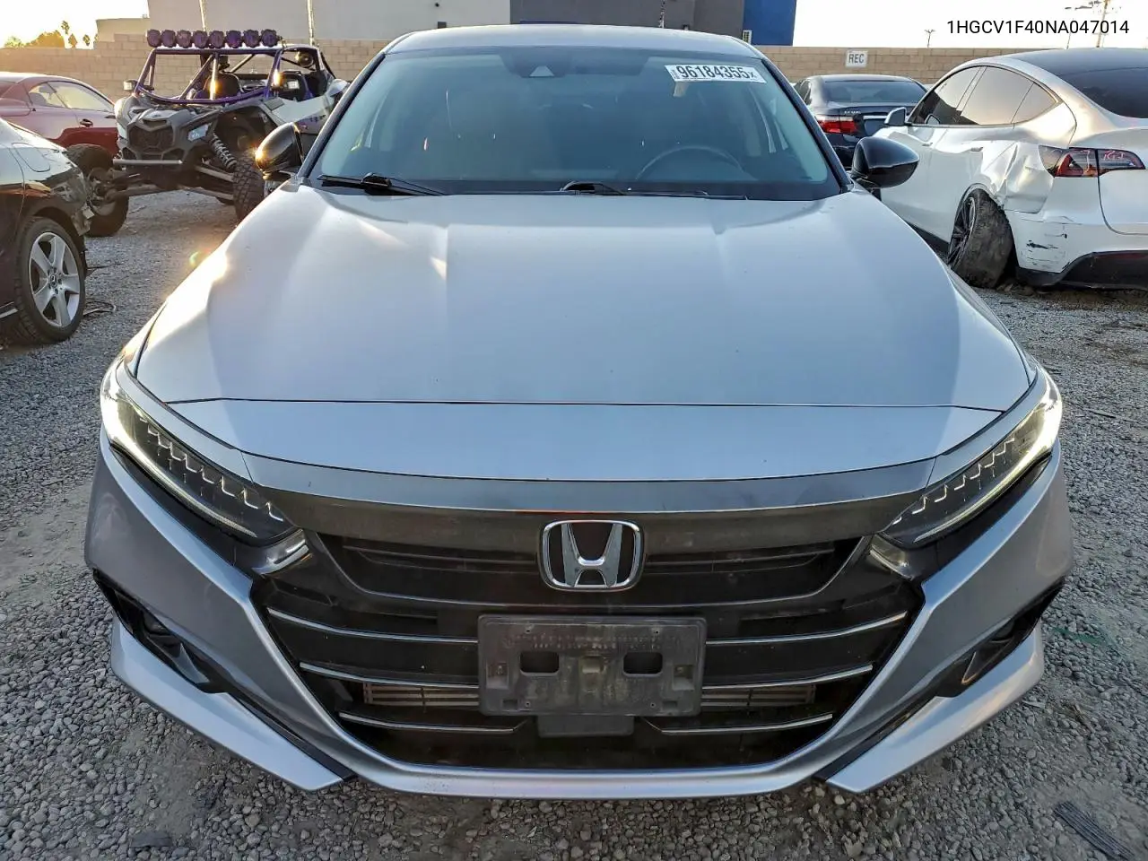 1HGCV1F40NA047014 2022 Honda Accord Sport Se