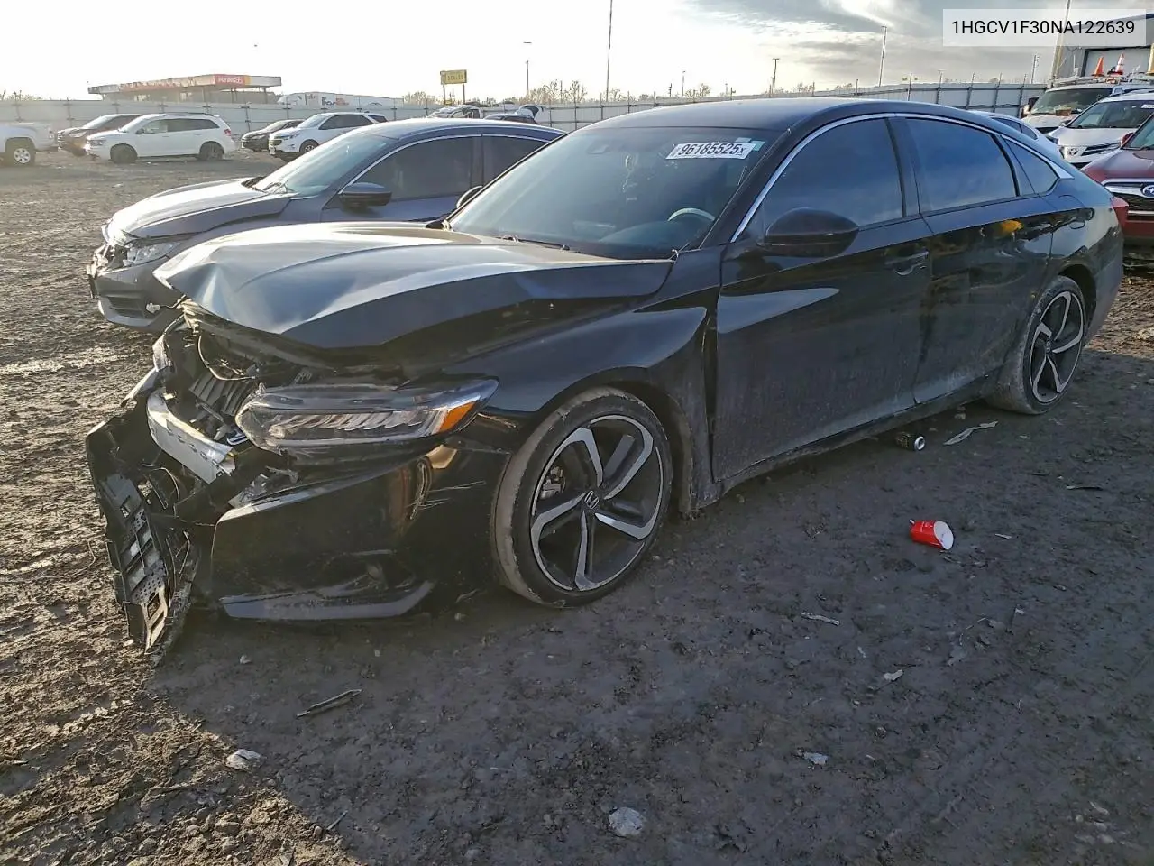 1HGCV1F30NA122639 2022 Honda Accord Sport