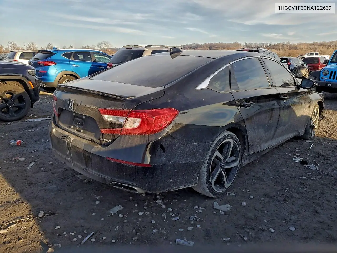 1HGCV1F30NA122639 2022 Honda Accord Sport