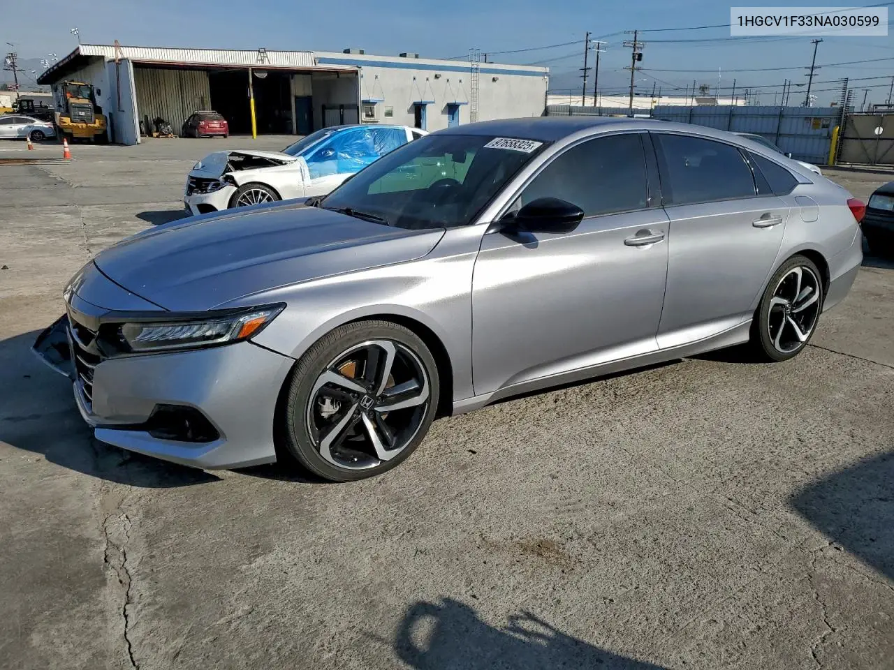 1HGCV1F33NA030599 2022 Honda Accord Sport