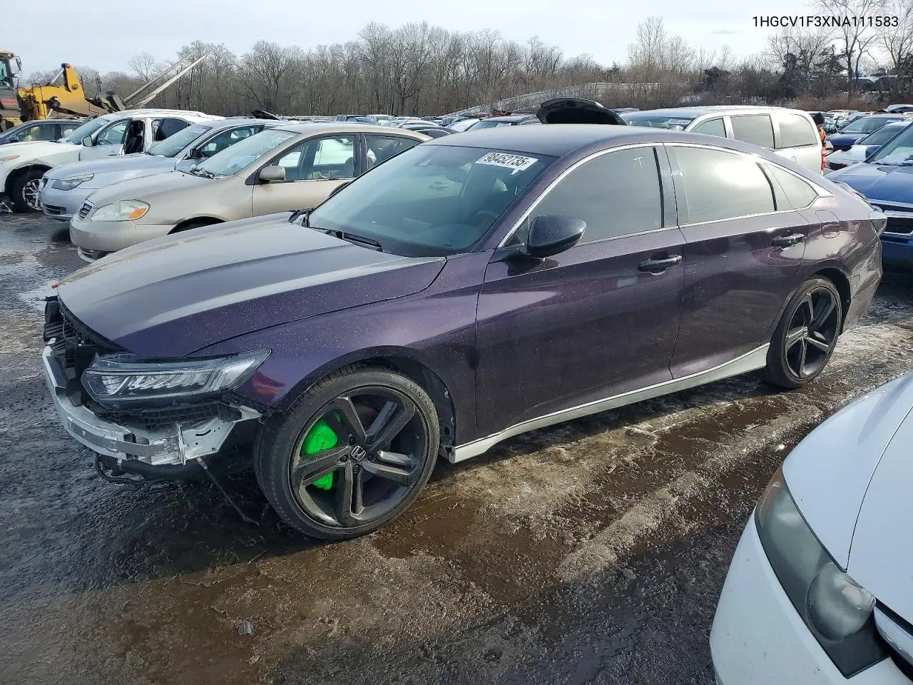 1HGCV1F3XNA111583 2022 Honda Accord Sport