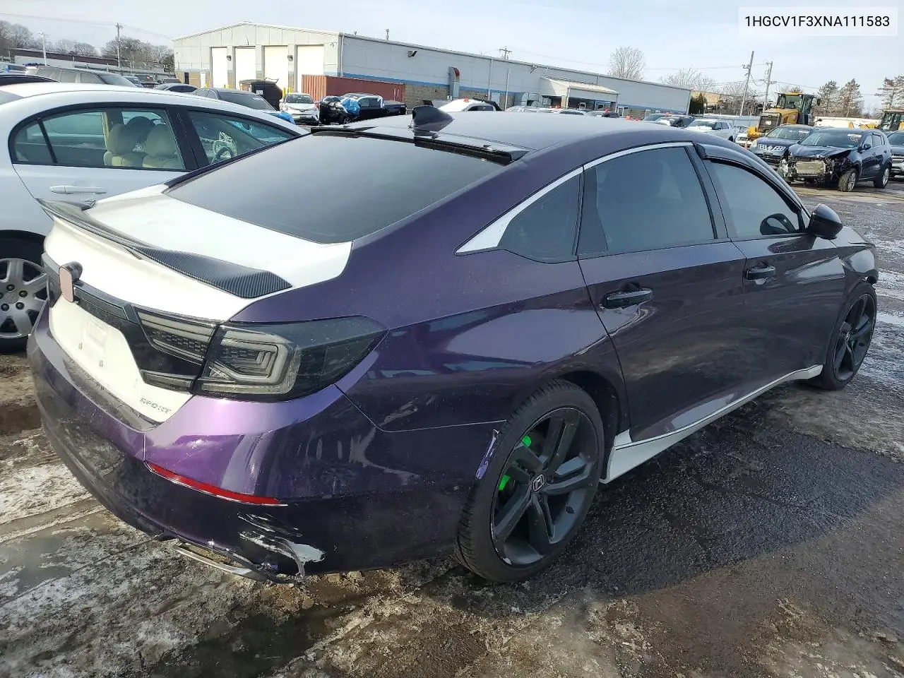 1HGCV1F3XNA111583 2022 Honda Accord Sport