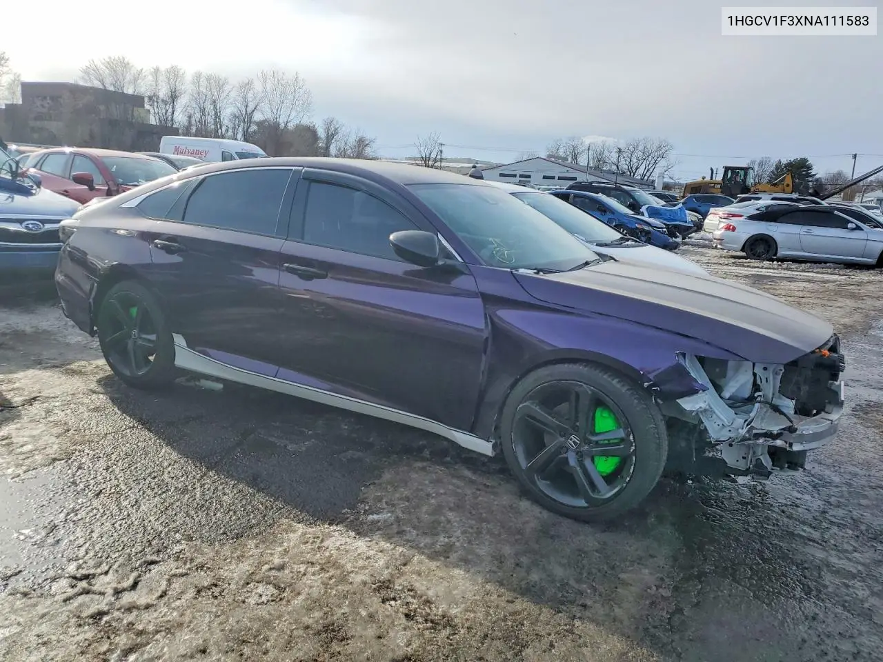 1HGCV1F3XNA111583 2022 Honda Accord Sport