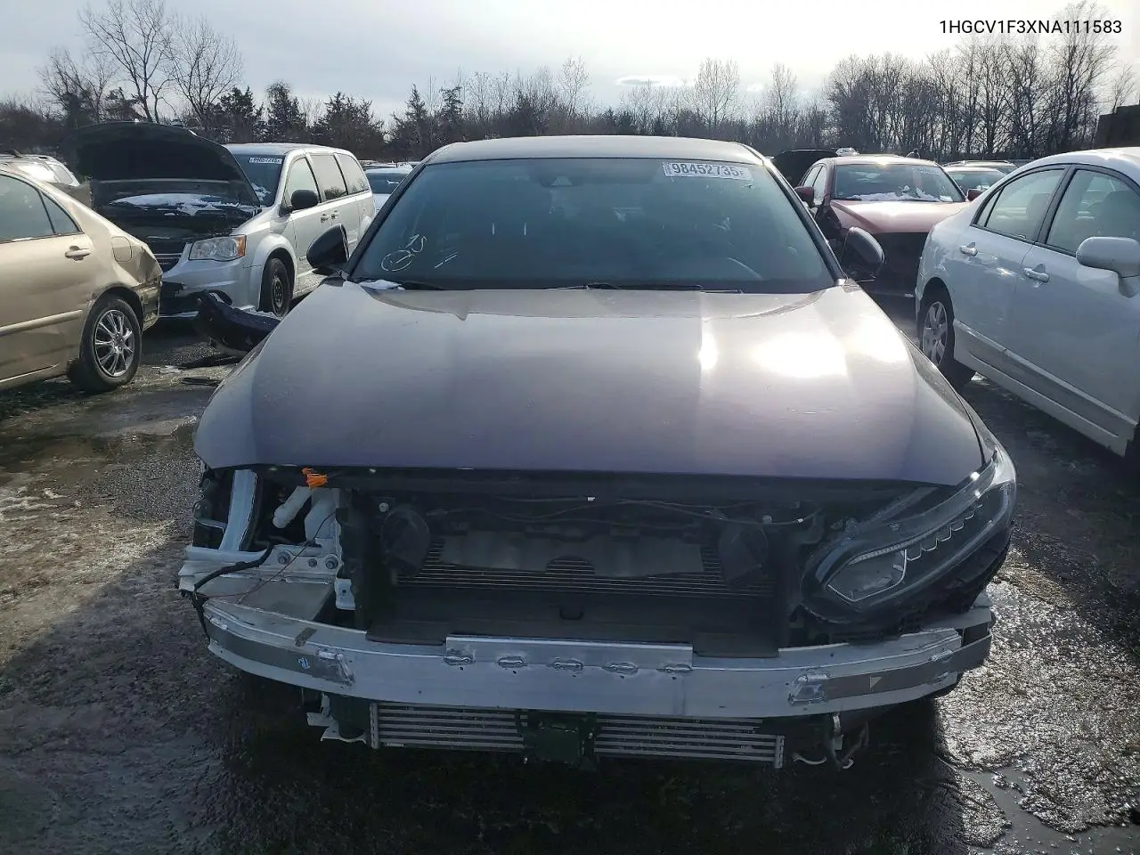 1HGCV1F3XNA111583 2022 Honda Accord Sport