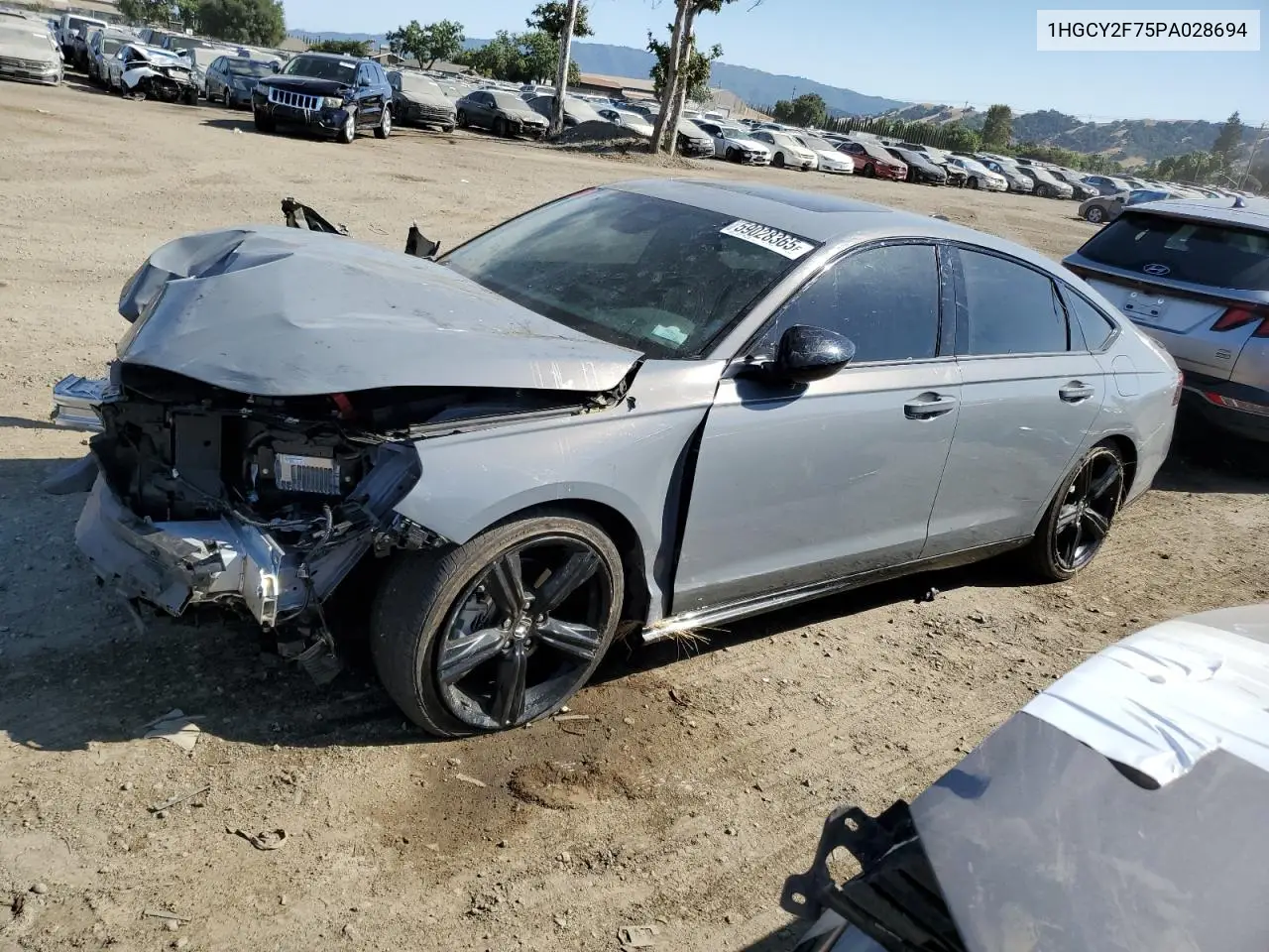 1HGCY2F75PA028694 2023 Honda Accord Hybrid Sport-L