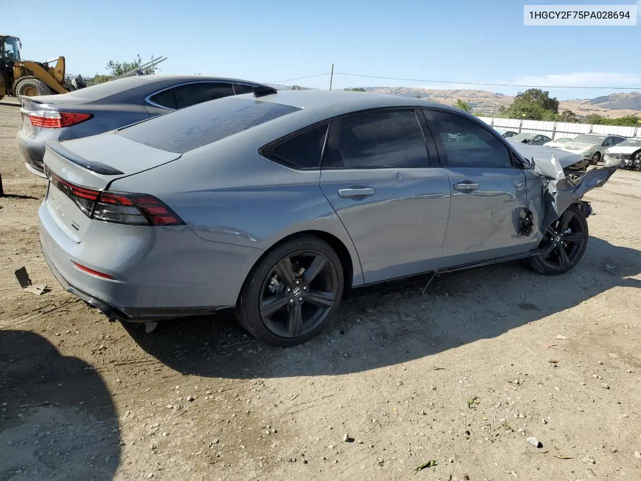1HGCY2F75PA028694 2023 Honda Accord Hybrid Sport-L
