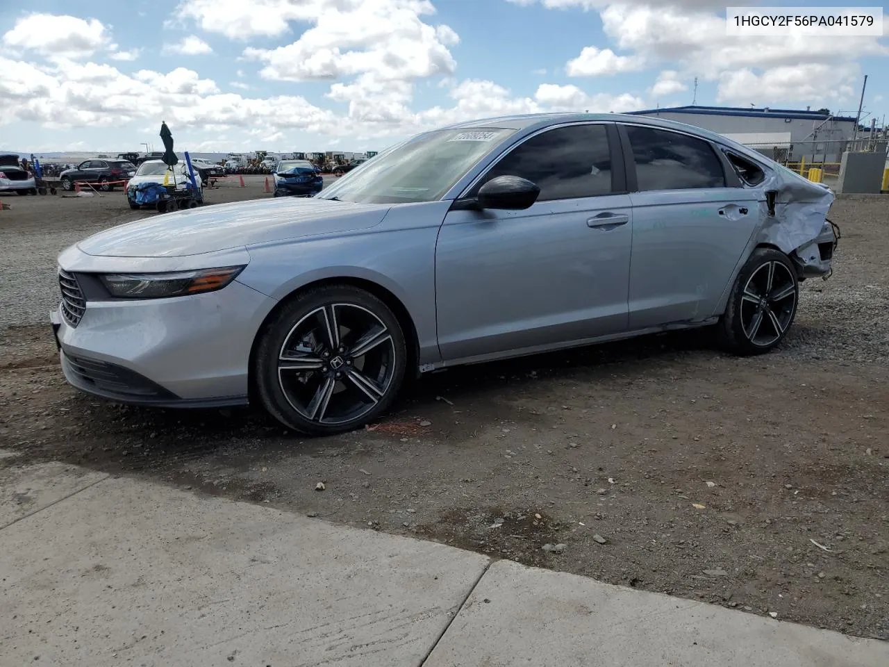 2023 Honda Accord Hybrid Sport VIN: 1HGCY2F56PA041579 Lot: 72609254