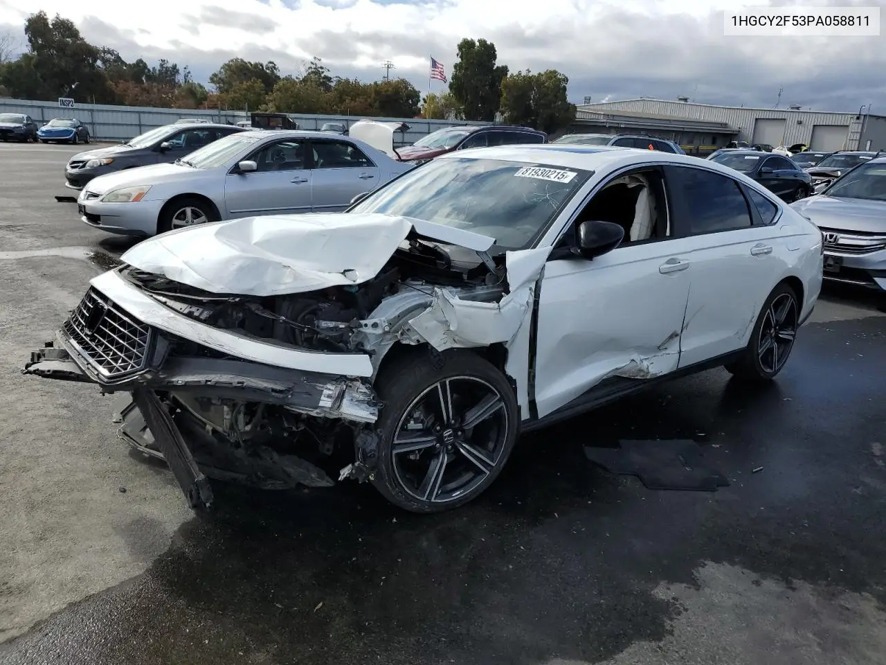 1HGCY2F53PA058811 2023 Honda Accord Hybrid Sport