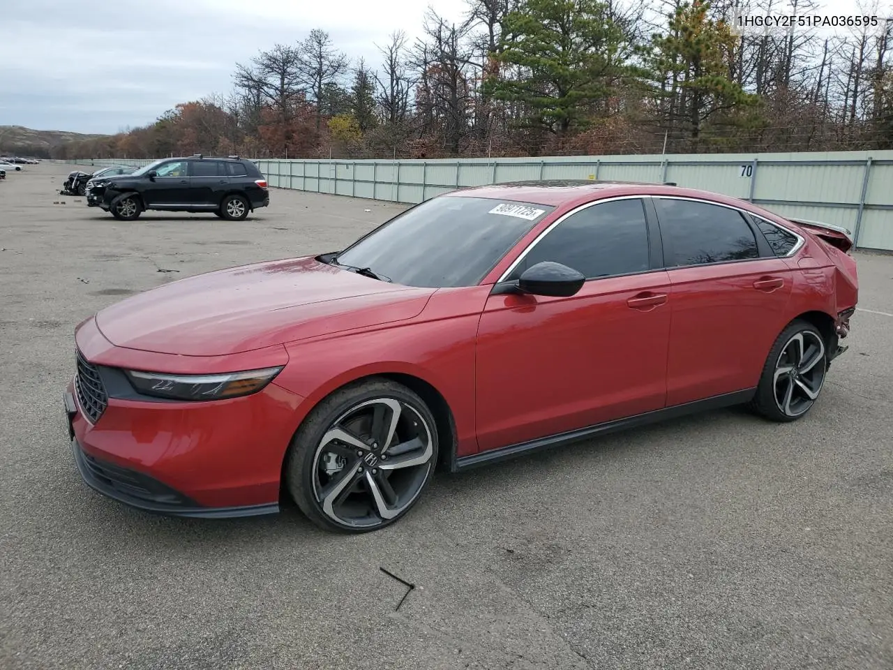 1HGCY2F51PA036595 2023 Honda Accord Hybrid Sport