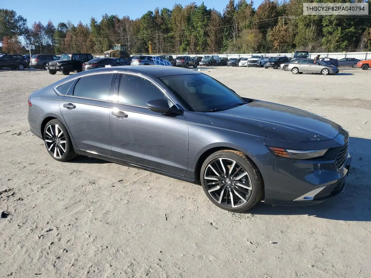 1HGCY2F82PA040794 2023 Honda Accord Touring Hybrid