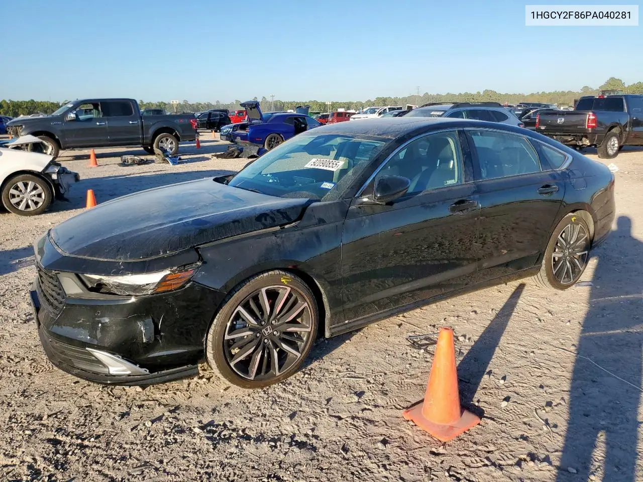 1HGCY2F86PA040281 2023 Honda Accord Touring Hybrid