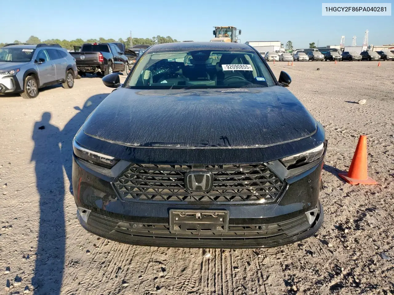 1HGCY2F86PA040281 2023 Honda Accord Touring Hybrid